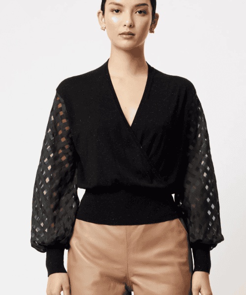 Alternative view of Layla Elegant Sleeve Blouse